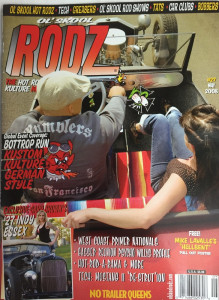 OL' SKOOL RODZ 2008 MAY - KUSTOM KULTURE GERMAN STYLE, '27 INDY ESSEX, HELLBENT